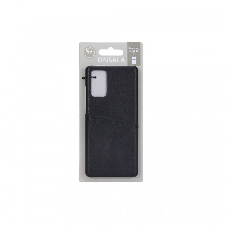 Onsala Mobilcover med Kortrum Samsung Note 20 5G Sort