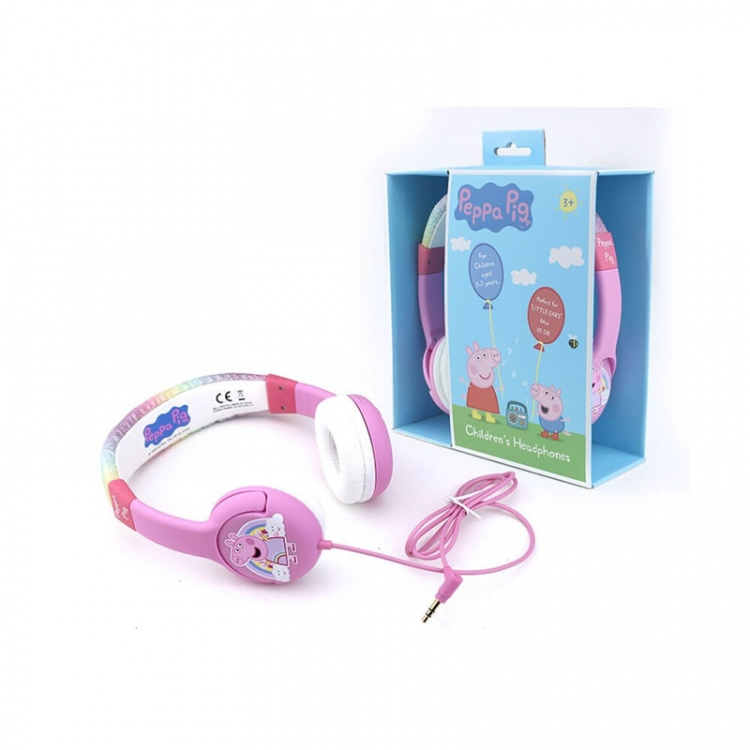 Peppa Pig Høretelefoner On-Ear Junior 85db Gurli Gris Peppa Pig Høretelefoner On-Ear Junior 85db Gurli Gris
