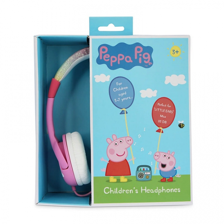Peppa Pig Høretelefoner On-Ear Junior 85db Gurli Gris Peppa Pig Høretelefoner On-Ear Junior 85db Gurli Gris