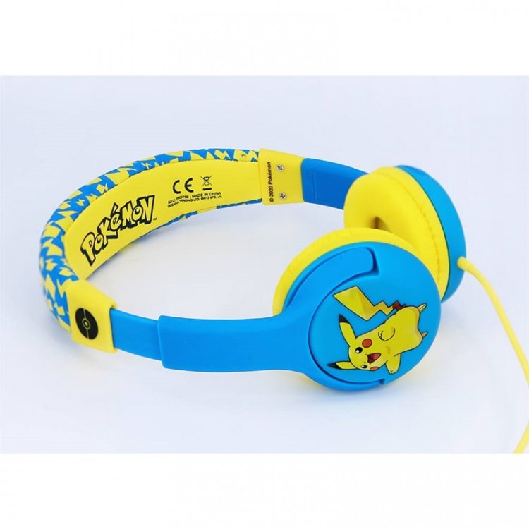 POKEMON Hovedtelefon Junior On-Ear 85dB Pikachu