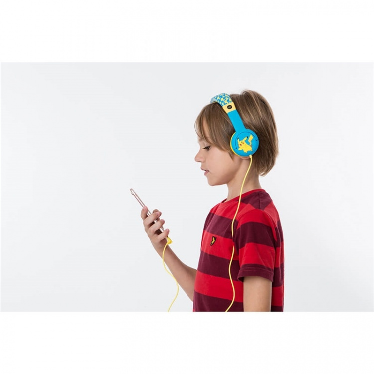 POKEMON Hovedtelefon Junior On-Ear 85dB Pikachu
