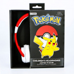 POKEMON Høretelefoner On-Ear Junior 85db/95db Pokeball POKEMON Høretelefoner On-Ear Junior 85db/95db Pokeball