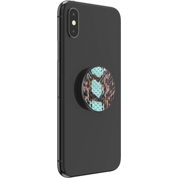 PopSockets PopGrip LUXE Embossed Metal Water Snake