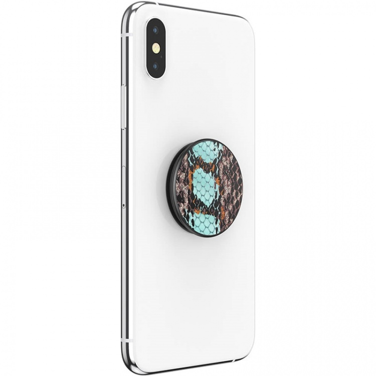 PopSockets PopGrip LUXE Embossed Metal Water Snake
