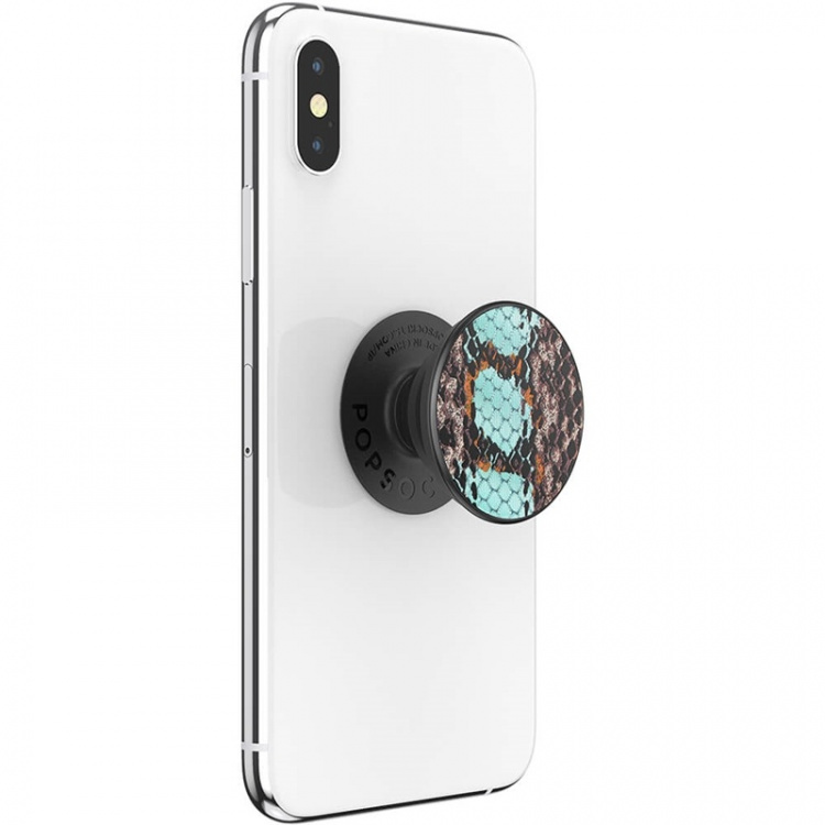 PopSockets PopGrip LUXE Embossed Metal Water Snake