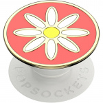 PopSockets PopGrip PREMIUM Enamel Quaint Daisy Coral
