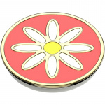 PopSockets PopGrip PREMIUM Enamel Quaint Daisy Coral