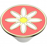 PopSockets PopGrip PREMIUM Enamel Quaint Daisy Coral