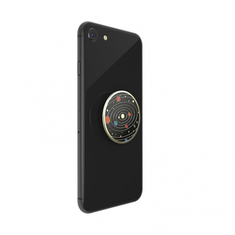 PopSockets PopGrip PREMIUM Enamel Solar flare Black