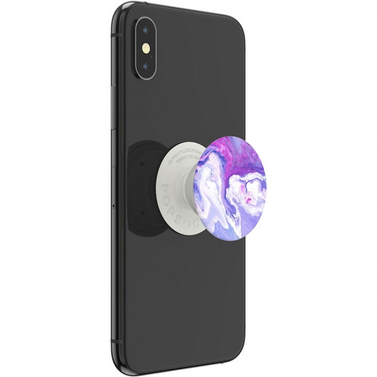 POPSOCKETS Lavender Flow Aftageligt Greb m. Standerfunktion