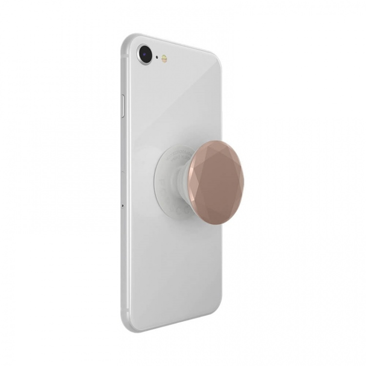 POPSOCKETS Metallic Diamond Rose Gold Aftageligt Greb m. Standerfunktion Premium