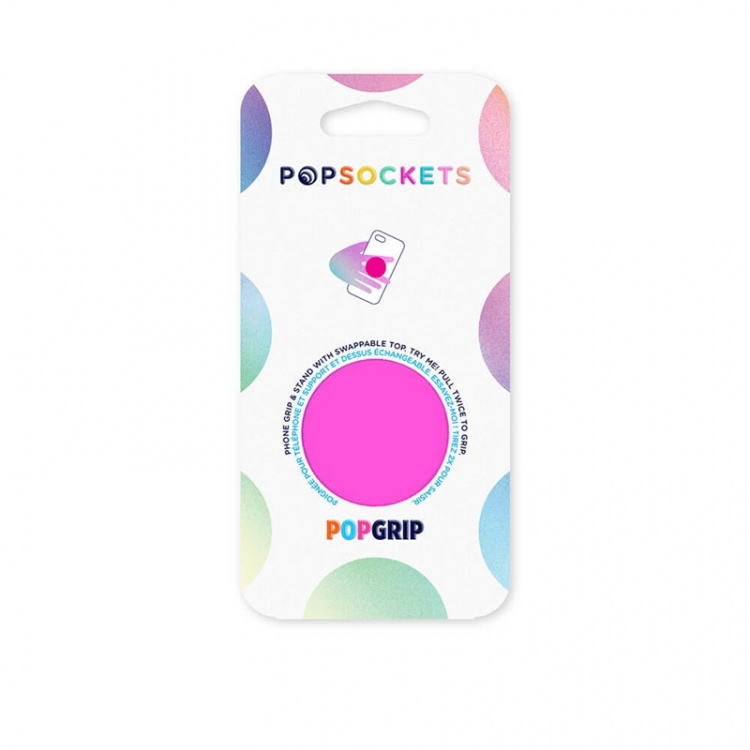 PopSockets PopGrip Neon Day Glo Pink