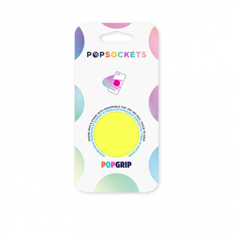 PopSockets PopGrip Neon Jolt Yellow