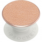 PopSockets PopGrip PREMIUM Pebbled Vegan Leather Rose Gold