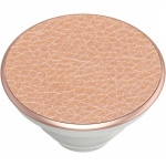 PopSockets PopGrip PREMIUM Pebbled Vegan Leather Rose Gold