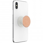 PopSockets PopGrip PREMIUM Pebbled Vegan Leather Rose Gold