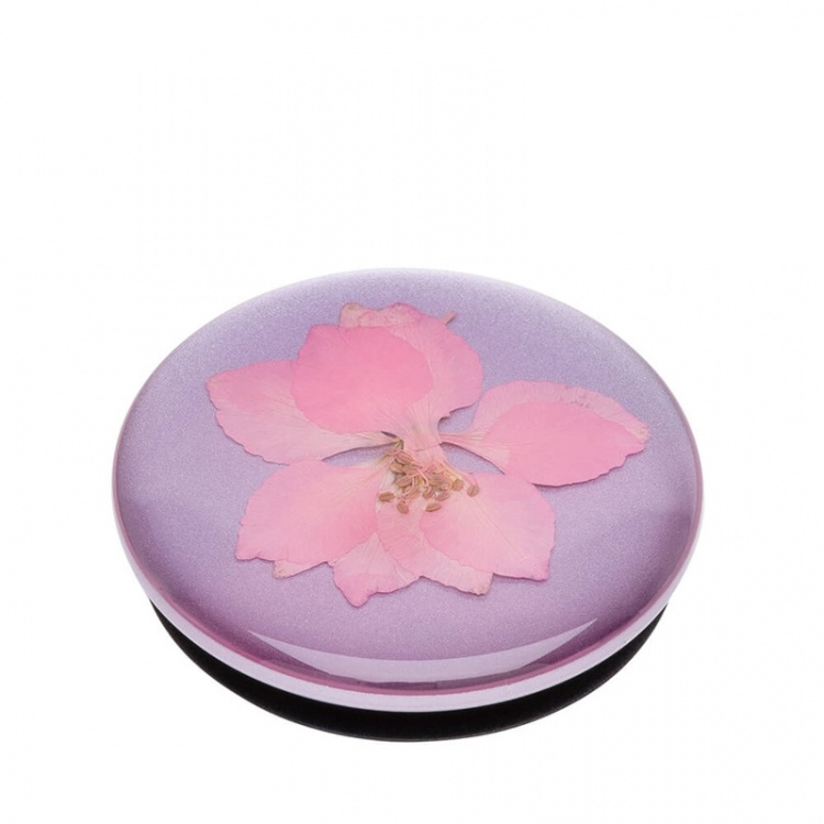 PopSockets PopGrip PREMIUM Pressed Flower Delphinium