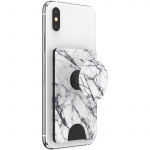 PopSockets PopWallet+ Dove White Marble PopSockets PopWallet+ Dove White Marble