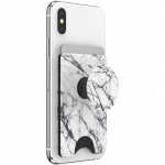 PopSockets PopWallet+ Dove White Marble PopSockets PopWallet+ Dove White Marble