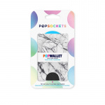 PopSockets PopWallet+ Dove White Marble PopSockets PopWallet+ Dove White Marble