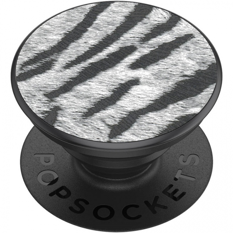 PopSockets PopGrip PREMIUM Vegan Leather Zebra