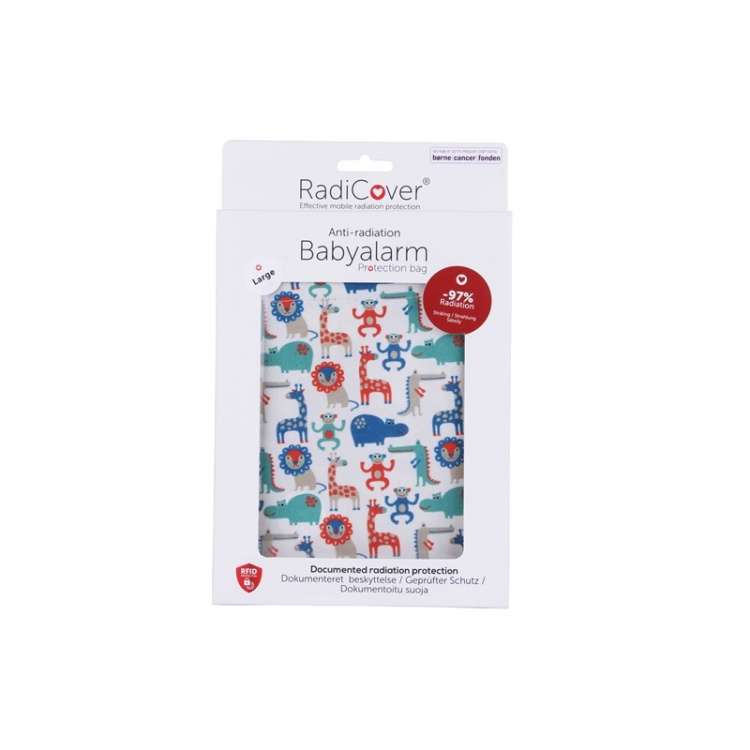 Radicover Strålingsbeskyttende Babyalarm Pose Large Babyprint