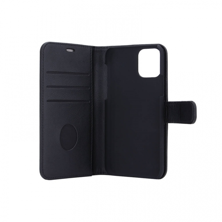 Radicover Strålingsbeskyttelse Wallet PU iPhone 11 PRO MAX Flipcover Sort