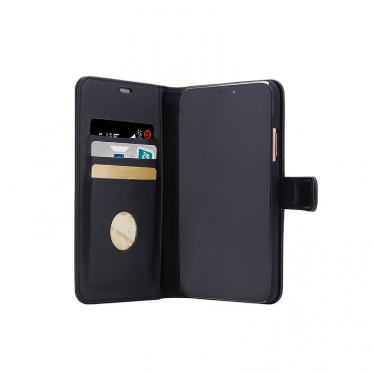 Radicover Strålingsbeskyttelse Wallet PU iPhone 11 PRO MAX Flipcover Sort