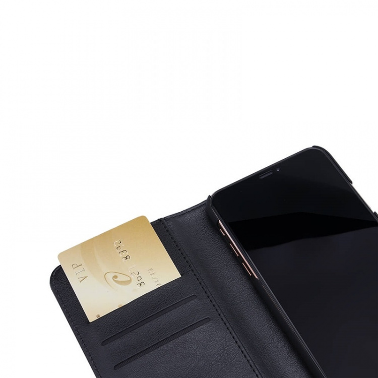 Radicover Strålingsbeskyttelse Wallet PU iPhone 11 PRO MAX Flipcover Sort