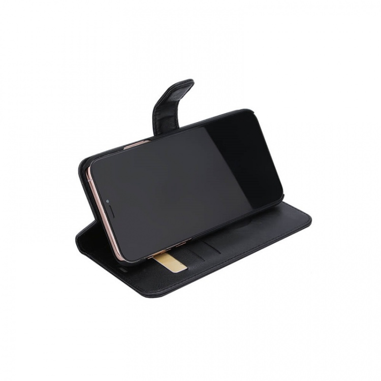 Radicover Strålingsbeskyttelse Wallet PU iPhone 11 PRO MAX Flipcover Sort