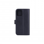 Radicover Strålingsbeskyttende Wallet PU iPhone 12 Mini Flipcover RFID Sort