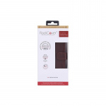 Radicover Strålingsbeskyttende Wallet PU iPhone 5/5S/SE Flipcover RFID Brun