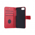 RADICOVER Strålingsbeskyttende Wallet PU iPhone 6/7/8/SE2020/22 Flipcover RFID Rød