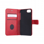 RADICOVER Strålingsbeskyttende Wallet PU iPhone 6/7/8/SE2020/22 Flipcover RFID Rød