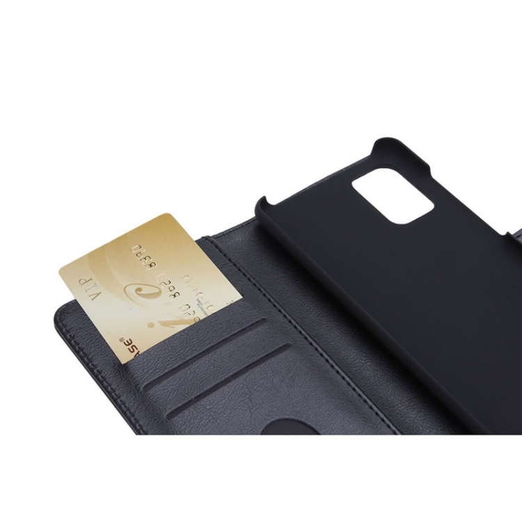Radicover Strålingsbeskyttende Wallet PU Samsung Galaxy A71 Flipcover RFID Sort