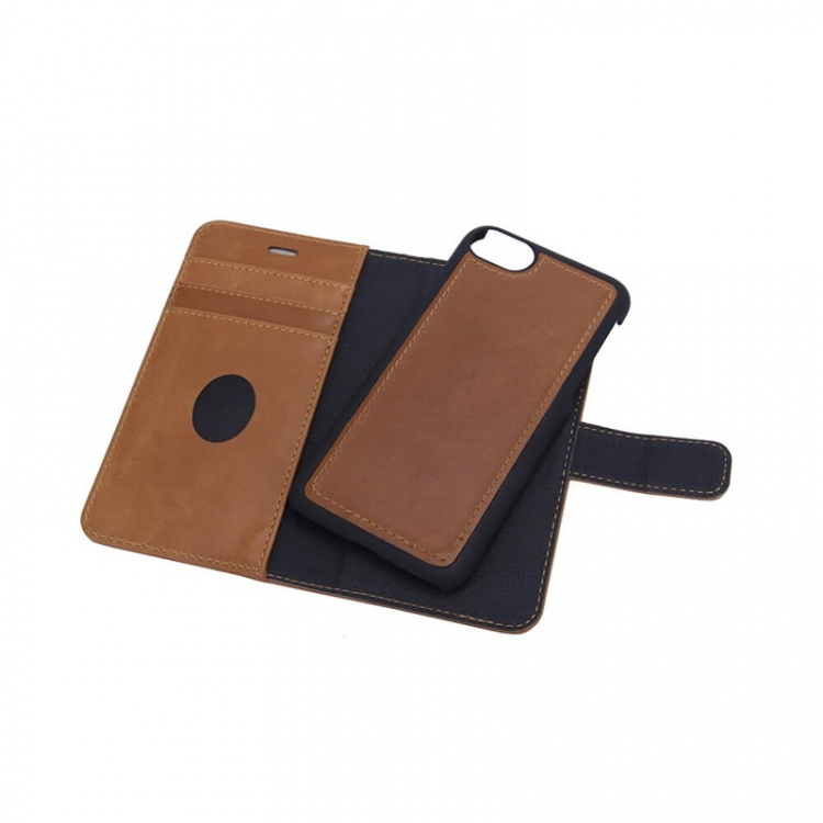 Radicover Strålingsbeskyttende Wallet Læder iPhone 6/7/8/SE2020/22 2in1 Magnetcover Brun Radicover Strålingsbeskyttende Wallet Læder iPhone 6/7/8/SE2020/22 2in1 Magnetcover Brun