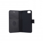 Radicover Strålingsbeskyttende Wallet Læder iPhone 6/7/8/SE2020/22 2in1 Magnetcover Sort