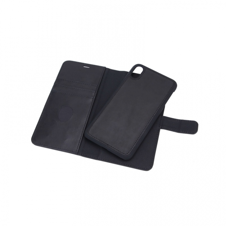 Radicover Strålingsbeskyttende Wallet Læder iPhone XS MAX Exclusive 2in1 Sort Radicover Strålingsbeskyttende Wallet Læder iPhone XS MAX Exclusive 2in1 Sort