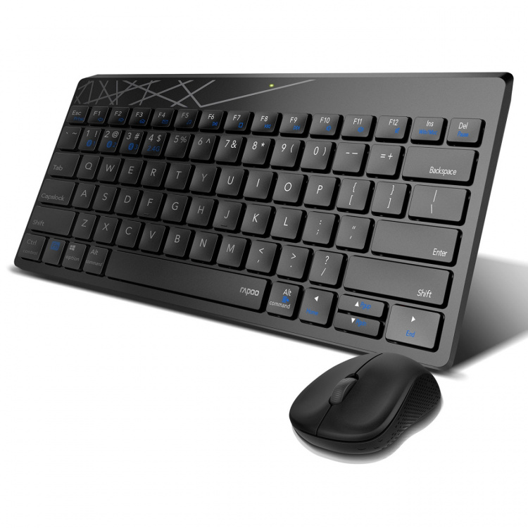 Rapoo Keyboard/Mice Set 8000M Wireless Multi-Mode Black