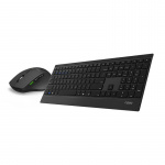 Rapoo Tastatur/Mus Sæt 9500M Multi-Mode Trådløst Sort