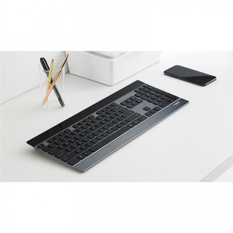 Rapoo Tastatur/Mus Sæt 9900M Trådløst Multi-Mode Sort