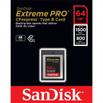 SANDISK Cfexpress Extreme PRO 64GB 1500MB/s 800MB/s