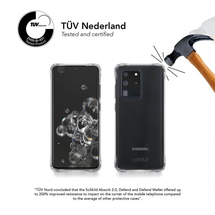 SoSkild Cover Absorb 2.0 Impact Case - Samsung S20 Ultra