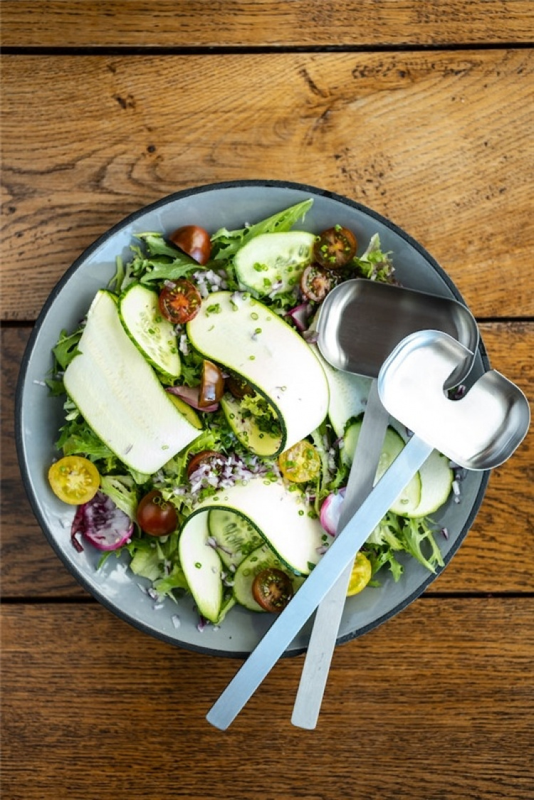 Orrefors Jernverk Salladsbestick i rostfritt stål