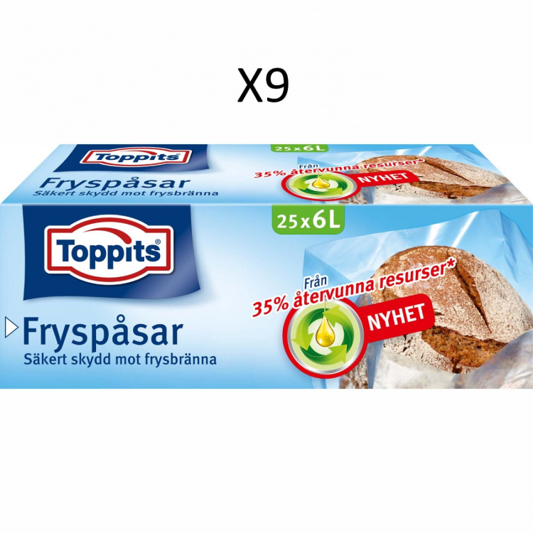 Toppits Fryspåsar 6L 9st DFP Toppits Fryspåsar 6L 9st DFP