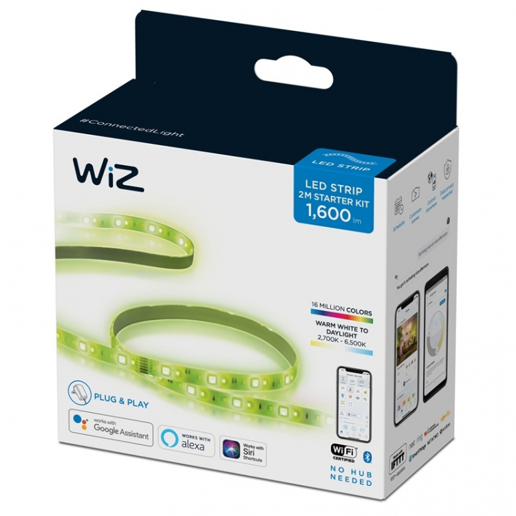 WiZ WiFi LED-Strip 2m inkl strömad