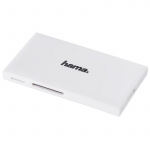 Hama Kortæser USB 3.0 Multi SD/Micro/CF/MS Hvid