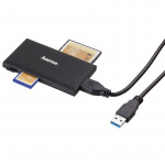 Hama Kortæser USB 3.0 Multi SD/Micro/CF/MS Sort