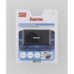 Hama Kortæser USB 3.0 Multi SD/Micro/CF/MS Sort