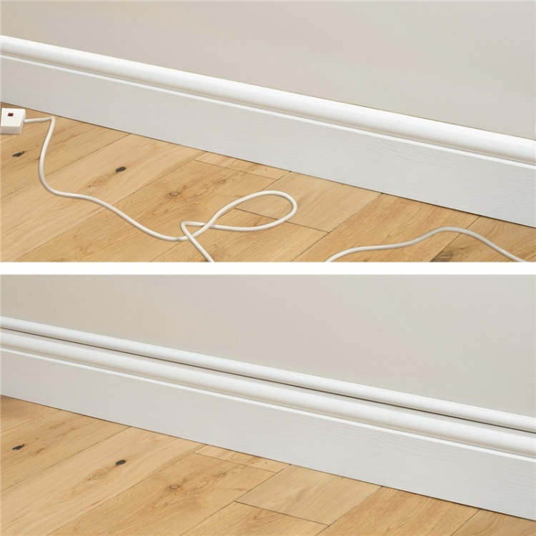 D-LINE Kabelkanal Kit 20x10mm 4x Kabelkanal/Tilbehør 1.0m